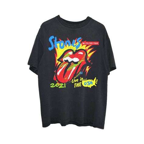 The Rolling Stones No Filter 2021 Parking Lot Black T Shirt