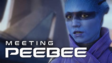 Mass Effect Andromeda Meeting Peebee Youtube