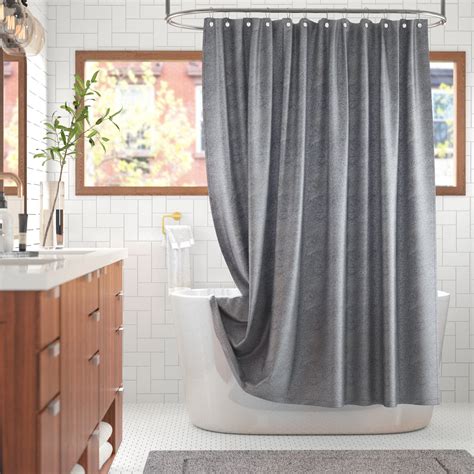 Wade Logan® Solid Color Single Shower Curtain Wayfair