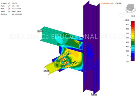 Brace Connection At Beam Column Connection In A Braced Frame Aisc