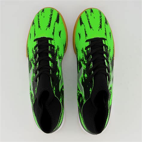 Chuteira Oxn Fusion Grip 3 Neo Futsal Preta E Verde FutFanatics