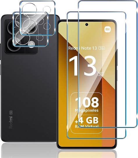 Mayfun Verre Trempé pour Xiaomi Redmi Note 13 5G Pas pour Redmi Note