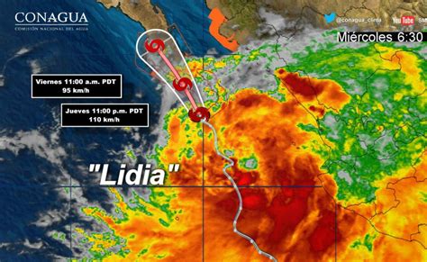 Advierte Protecci N Civil Por Ingreso De Tormenta Tropical Lidia