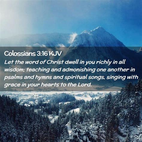 Colossians Kjv Bible Verse Images