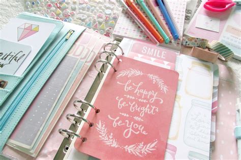 My Mint Kikki K Planner Set Up ⋆ Aerialovely