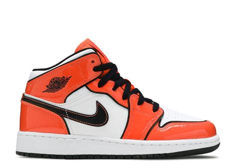 Air Jordan 1 Mid Se Gs Turf Orange Air Jordan Bq6931 802 Turf