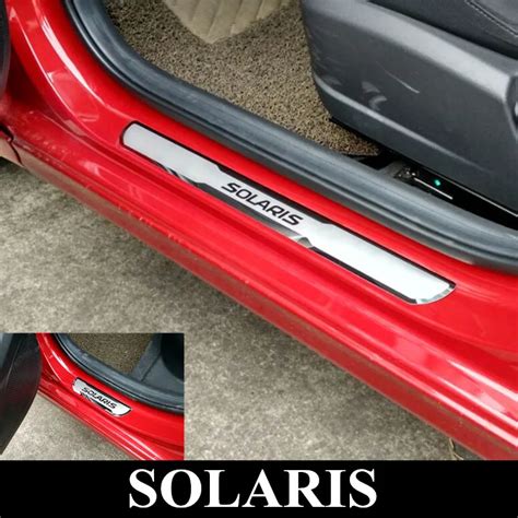 New Solaris Door Sill Protective Guard Stainless Steel Door Sills Scuff