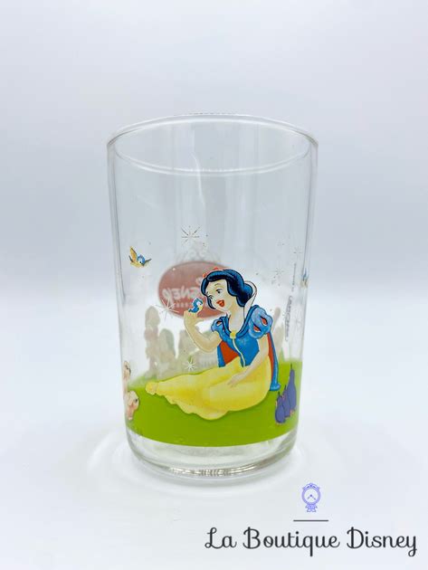 Verre Amora Blanche Neige Et Les Sept Nains Disney Moutarde Vaisselle