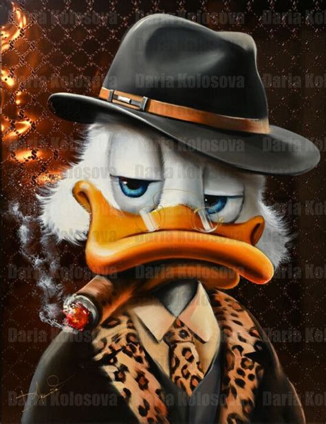 Mr Duck Painting By Daria Kolosova Artmajeur In Malerei