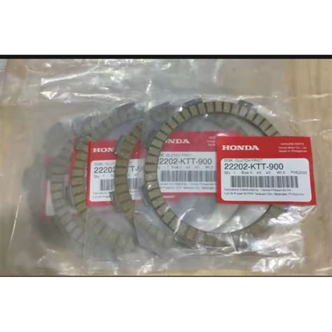 TMX SUPREMO XR125 XR150 Clutch Lining Original Honda 5pcs Shopee