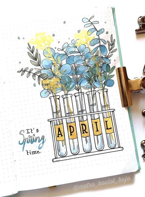 62 Best April Bujo Cover Spreads To Steal Now Atinydreamer