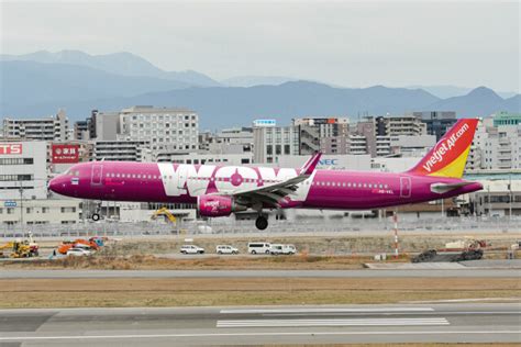 タイ・ベトジェットエア Airbus A321 Hs Vkl 福岡空港 航空フォト By いちろくさん 撮影2023年01月26日