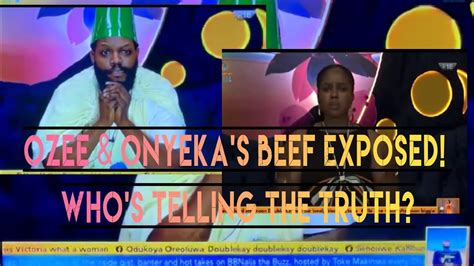 Ozee Onyeka S Diary Sessions Uncovering The Truth Behind Their Beef