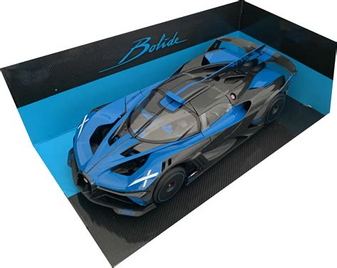 Bugatti Bolide 2021 In Blue Black 1 18 Scale Trackday Car Model From