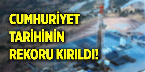 Cumhuriyet tarihinin rekoru kırıldı