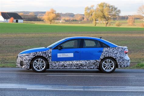 2024 Audi A3 Sedan Makes Spy Debut Hiding Minor Changes | Carscoops