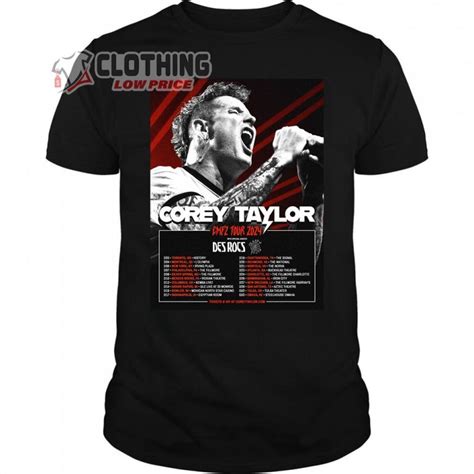 Corey Taylor 2023 World Tour Unisex T Shirt Corey Taylor 2023 Tour