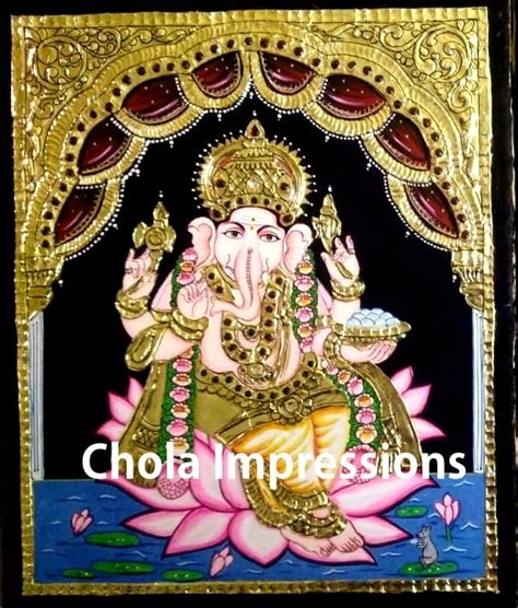 Buy Lord Ganesh Tanjore Painting