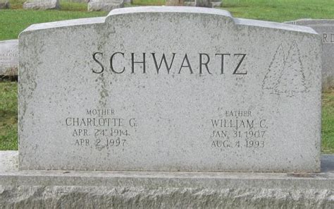 Charlotte Grace Hollenbach Schwartz 1914 1997 Find A Grave Memorial