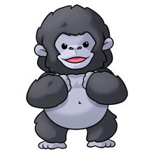 Cute Gorilla Drawing at GetDrawings | Free download