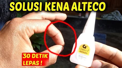 Cara Bersihkan Bekas Lem Alteco Atau Lem G Youtube