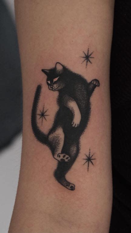 85 Bewitching Black Cat Tattoos Tattoo Me Now