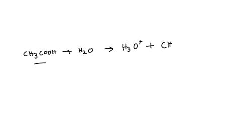 Solved Write An Equation To Show That Acetic Acid Ch3cooh Behaves As An Acid In Water