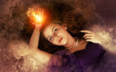 Beautiful Magic Fantasy Girl Hd Art Preview
