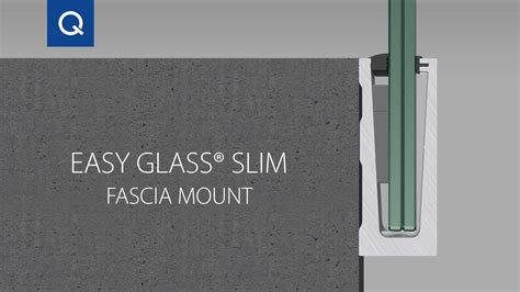 Easy Glass Slim Fascia Mount Assembly Video YouTube