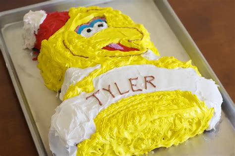Big Bird Birthday Cake Recipe