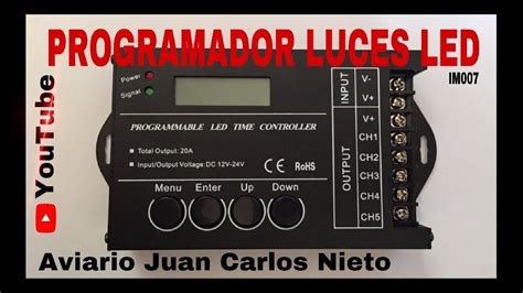 0053 PROGRAMADOR LUCES LED YouTube