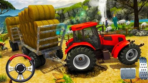 Heavy Tractor Trolley Cargo Simulator D Farming Tractor Driving