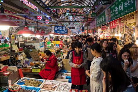 Gwangjang Market Awesome Korean Street Food In Seoul Korea Street