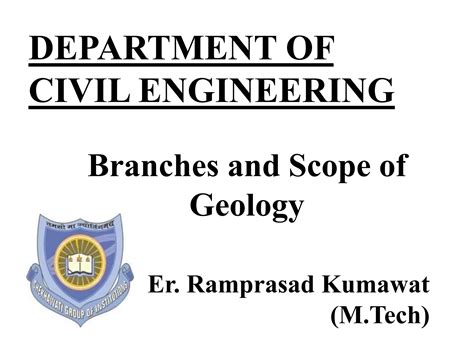 Introduction To Geology Ppt