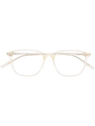 Montblanc Transparent Round Frame Glasses Farfetch