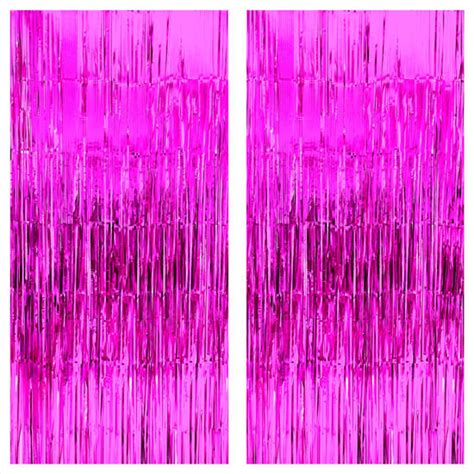 Getuscart Katchon Hot Pink Backdrop Curtain X Feet Pack Of