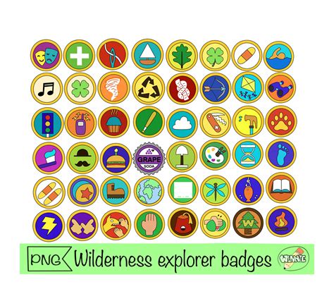 Scout Badges Clipart Scout Clipart Wilderness Explorer