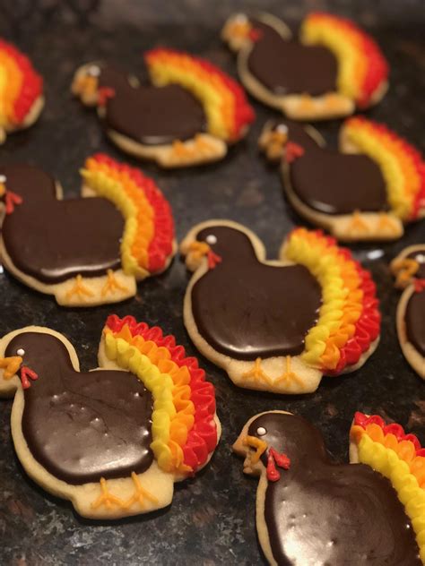 [homemade] Thanksgiving Turkey Cookies R Food