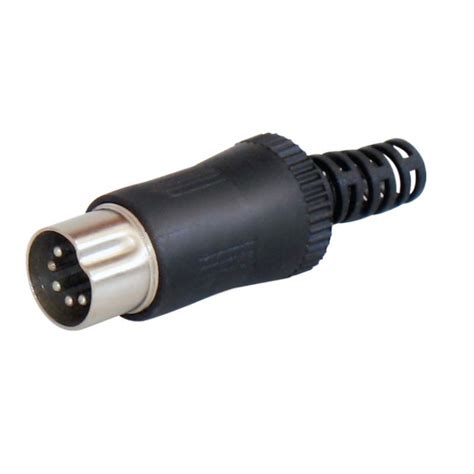 Mx 4 Pin Din Male Connector Copper Plated Plug Mx 107 Buy Online At Low Price In India