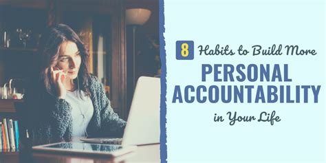 8 Habits to Build More Personal Accountability in Your Life