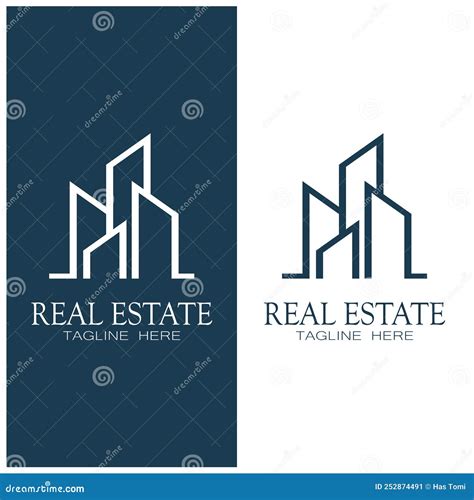 Real Estate Business Logo Template Building Property Development And