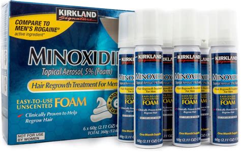 Minoxidil Kirkland Espuma Meses Foam Barba O Cabello Ml