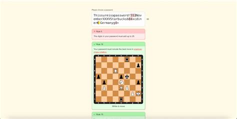 Best Algebraic Chess Notation Move Rule 16 In The Password Game