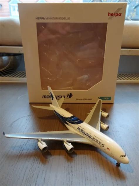 Herpa Malaysia Airlines Airbus A M Mna Ng Ovp