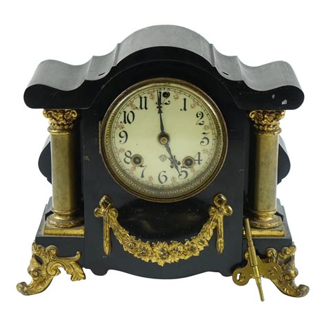 Late 19th Century Antique Mantel Clock By Ansonia Clock Co Chairish