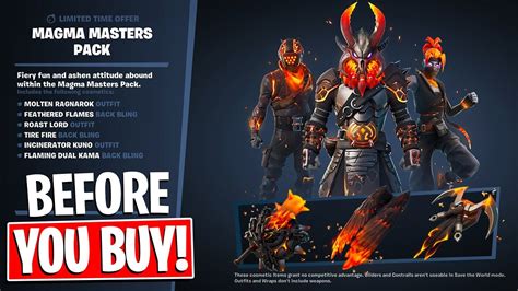 NEW MAGMA MASTERS PACK Gameplay Combos Before You Buy Fortnite