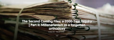 Modern Millenarianism | The Second Coming Files