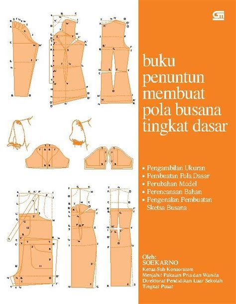 Jual Buku Buku Penuntun Membuat Pola Busana Tingkat Dasar Karya