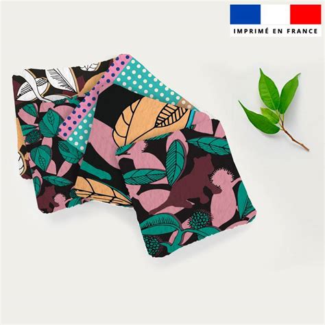 Kit bavoirs en éponge motif tigre kaki Création Lili Bambou Design