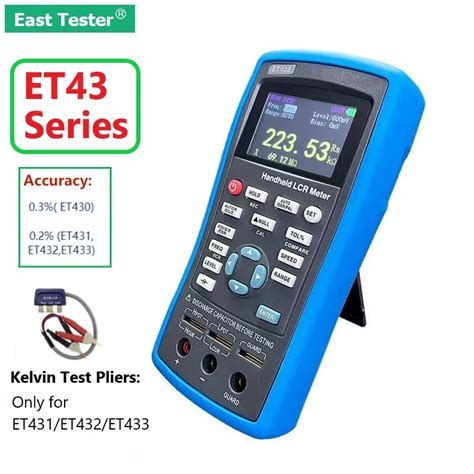 East Tester Lcr Digital Bridge Meter Et Usb Handheld High Precision